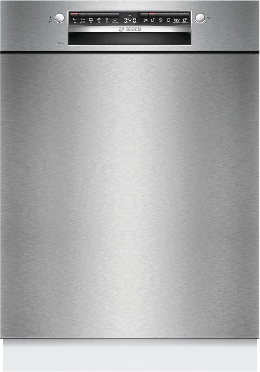 Bosch SMV4ETX08E, Serie 4, Smarter Geschirrspüler Vollintegriert 60 cm, Besteckkorb, Spülmaschine mit Programmassistent, besonders Leise, Rackmatic, Automatische Türöffnung, InfoLight, AquaStop