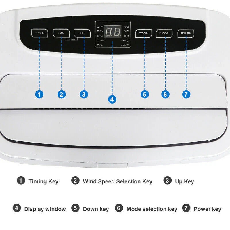 Sonnewelt Klimaanlage mit Wifi 5in1 12000 BTU