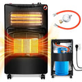 Sonnewelt Gasheizer 4200W und 1260W Elektrische Gasheizgert mit Druckminderer