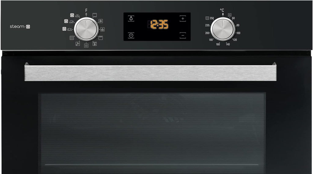 Bauknecht BAKO 566 IND Herd-Kochfeld Kombination/Induktionsfeld (60 cm) / Heißluft/Gentle Steam/Maxi Cooking/My Menue/Kochzonen mit Booster- Funktion/Backauszug auf 2 Ebenen, Edelstahl
