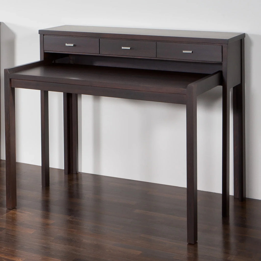 Sekretr Bordeaux, Form Exclusiv Design, Schreibtisch, Eiche, Kirschbaum oder Nubaum, Homeoffice