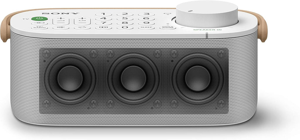 Sony Kabelloser Tragbarer TV-Lautsprecher für Hörgeschädigte und Senioren - Weiß (SRSLSR200.CE7), Einheitsgröße