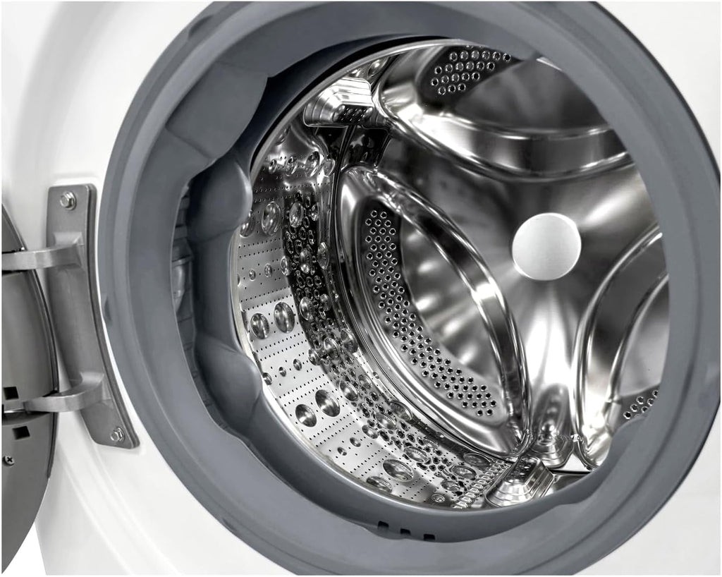 LG F4WV7080, Klasse A, Frontlader-Waschmaschine 8 kg, 1400 U/Min, AI Direct Drive, Wi-Fi, Tiefenreinigung mit Dampf, Groe Kapazitt, TRIPLE A, Auentür aus Sicherheitsglas, 62 x 60 x 85 cm  Wei