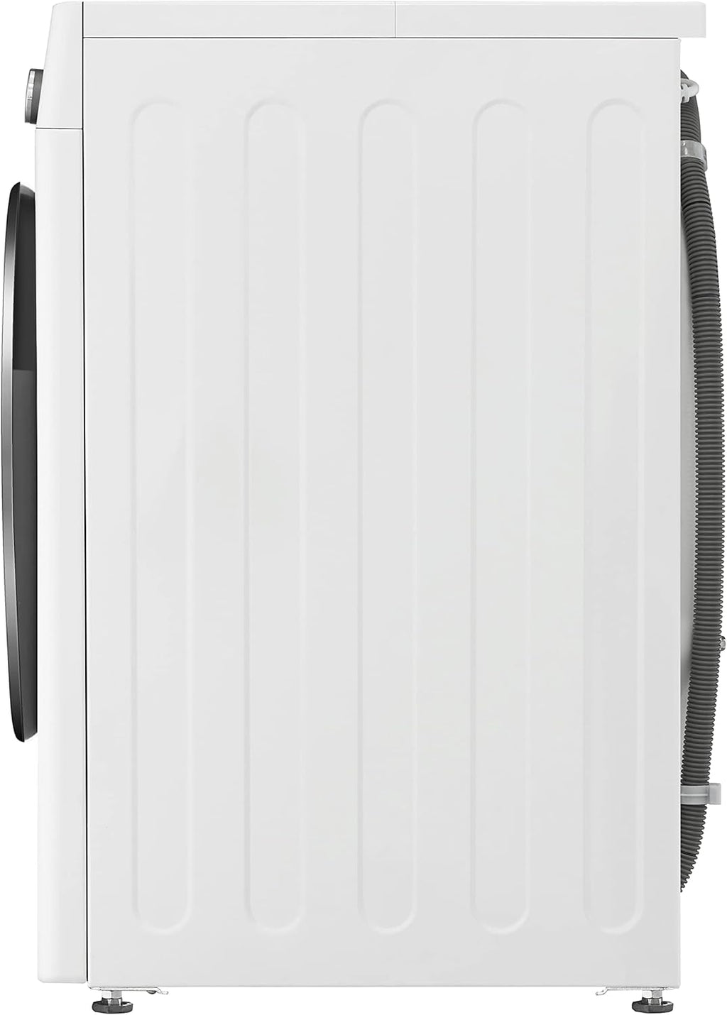 LG W4WR7096YB, Klasse D, Frontlader-Waschtrockner 9 - 6 kg, 62 x 60 x 85 cm, Wi-Fi, AI Direct Drive, Tiefenreinigung mit Dampf, TurboWash 360, Große Kapazität, Außentür aus gehärtetem Glas, Weiß