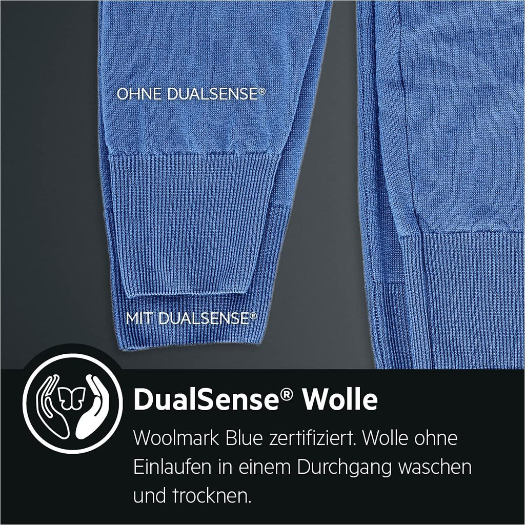 AEG L7WBA60680 Waschtrockner / DualSense - schonende Pflege / 8 kg Waschen / 5 kg Trocknen / D / energiesparend / Mengenautomatik / Nachlegefunktion / ProSteam - Auffrischfunktion / 1600 U/min Weiß