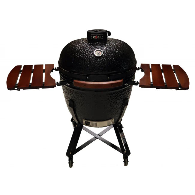 Kobe Kamado Holzkohlegrill Professional XL Black Edition, 23,5 , 113x81x113 cm