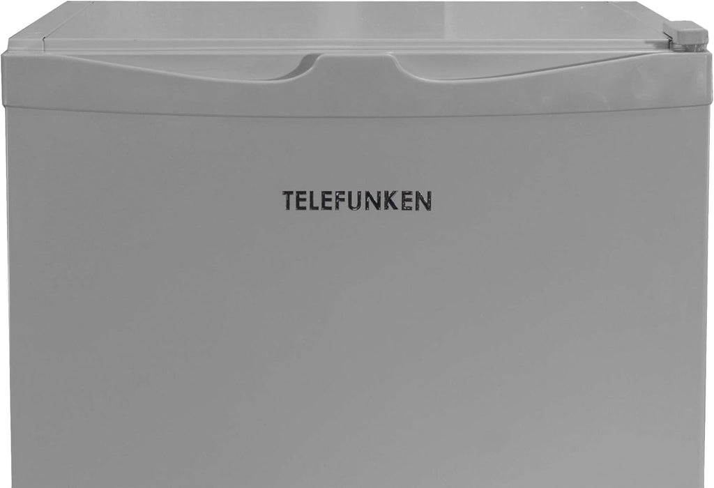 TELEFUNKEN Kühlschrank ohne Gefrierfach, Freistehend, 90 L Gesamt-Nutzinhalt, Kühlschrank klein mit Gemüsefach & 3 Ablagen, Temperaturregelung, LED Innenbeleuchtung, CF-31-121-B schwarz