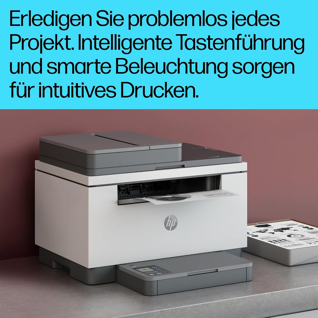 HP LaserJet MFP M235sdw Multifunktions-Laserdrucker Schwarzweiß, Drucken, Kopieren, Scannen, Automat.beidseitiger Druck, Dual-Band Wi-Fi, USB, LAN, HP Smart App, Intelligente Benutzeroberfläche
