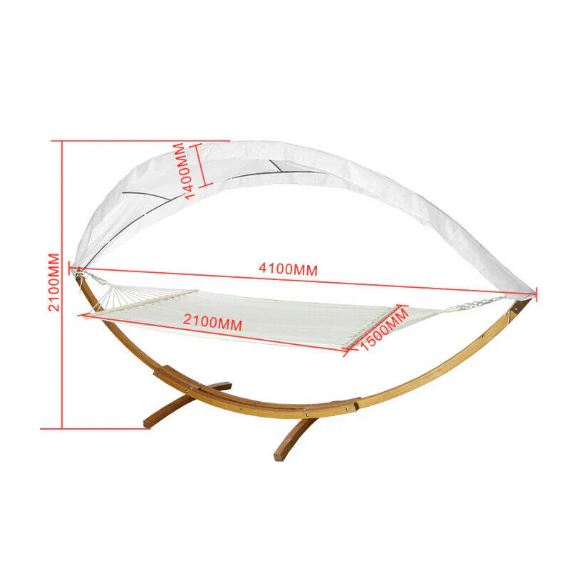 Sonnewelt Hngematte Holz Hammock mit Gestell