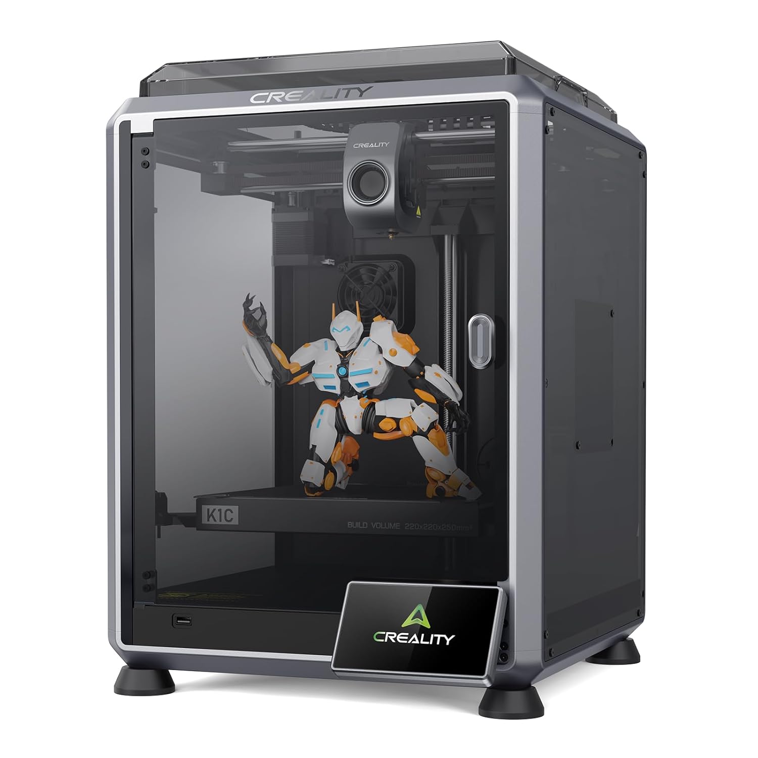 Creality K2 Plus Combo 3D-Drucker, 16-Farben Multimaterial-Druck, 350³mm XXL-Bauraum, Servo-Direktantrieb, Dual-KI-Kameras, Ultra-Leise <45dB, Aktive Heizkammer, RFID/WLAN (Industrie 4.0)