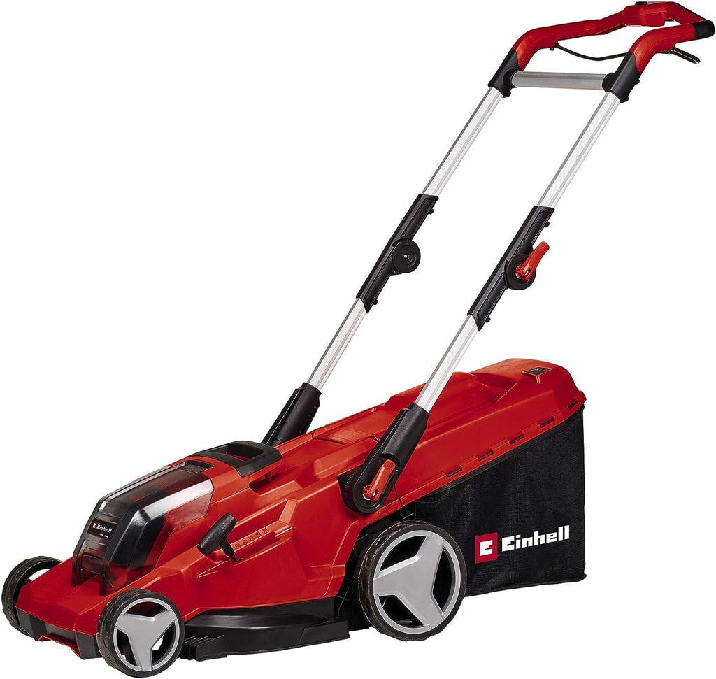 Einhell Akku-Rasenmäher GE-CM 36/37 Li-Solo Power X-Change (36 V, 37 cm Schnittbreite, bis 400 m², 45L Grasfangkorb, 25-75 mm Schnitthöhe, ohne Akku)