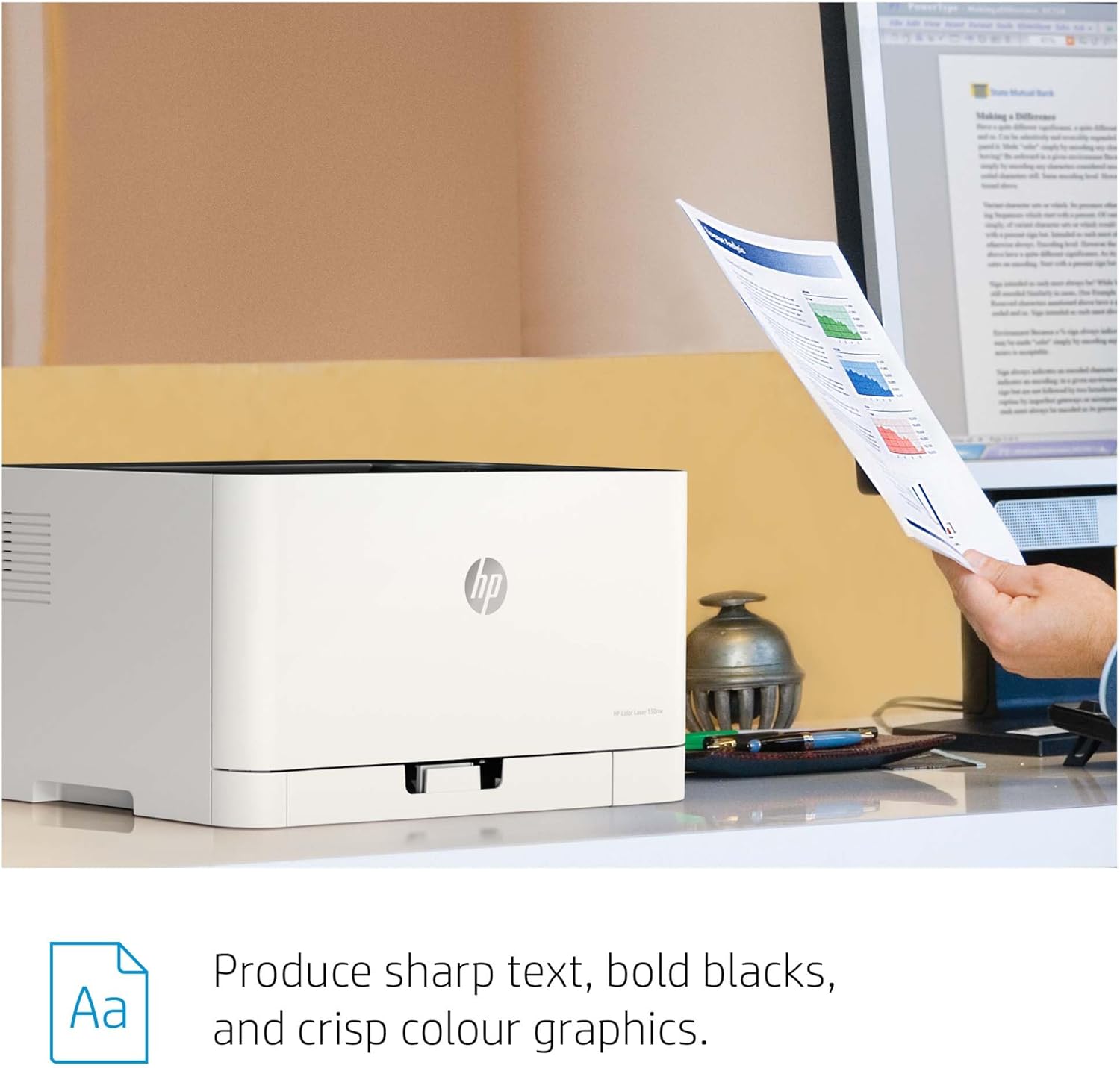 HP Color Laser MFP 179fwg Multifunktions-Farblaserdrucker, Drucken, Kopieren, Scannen, Faxen, Automatische Dokumentenzuführung, Wi-Fi, Ethernet, USB, HP Smart App