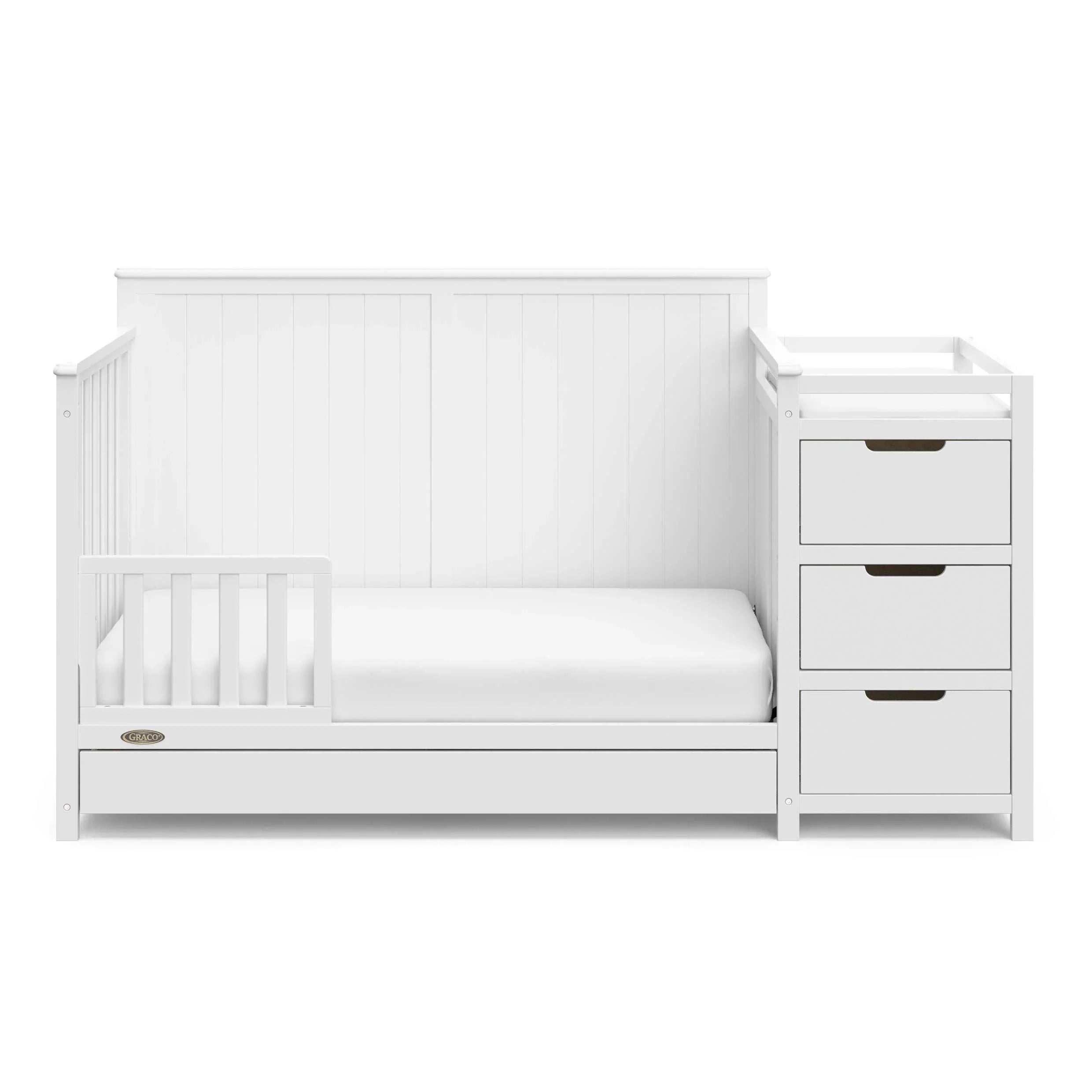 Graco Hadley 5-in-1 Convertible Crib and Changer with Drawer