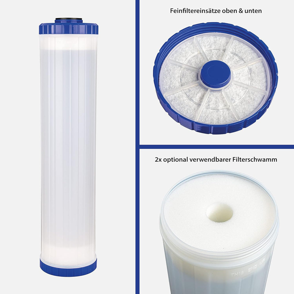 ARKA myAQUA 1900 Umkehrosmoseanlage 1900 L/Tag - Wasserfilter & Enthärtungsanlage, entfernt bis zu 99% Salze, Schadstoffe & Bakterien - Für Aquarien & Haushalt