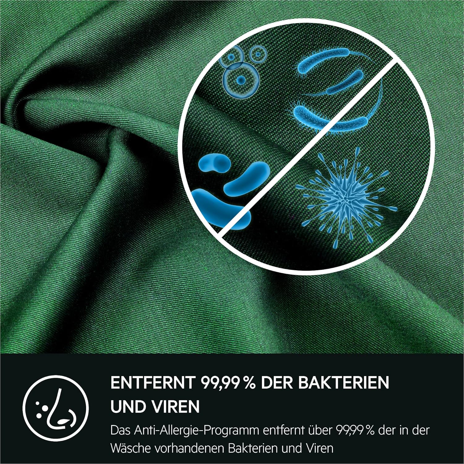 AEG L6FBG51470 Waschmaschine / Serie 6000 mit ProSense / Testsieger der Stiftung Warentest / 7,0 kg / Leise / Mengenautomatik / Nachlegefunktion / Kindersicherung / Wasserstopp / 1400 U/min