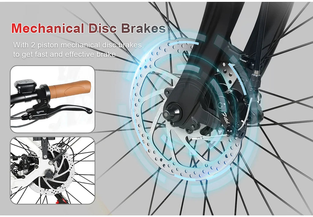 SAMEBIKE RS-A07 City E-Bike 500W Motor 36V 13Ah Akku 35KM/H