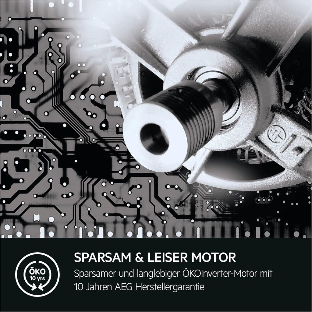 AEG L7WBA60680 Waschtrockner / DualSense - schonende Pflege / 8 kg Waschen / 5 kg Trocknen / D / energiesparend / Mengenautomatik / Nachlegefunktion / ProSteam - Auffrischfunktion / 1600 U/min