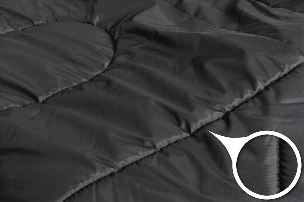 normani 4-in-1-Funktion Extrem Outdoor Schlafsack 'Antarctica' aus Nylon Rip-Stop mit 500 + 250 g/m² Hollow Fiber Füllung 220 x 90 cm