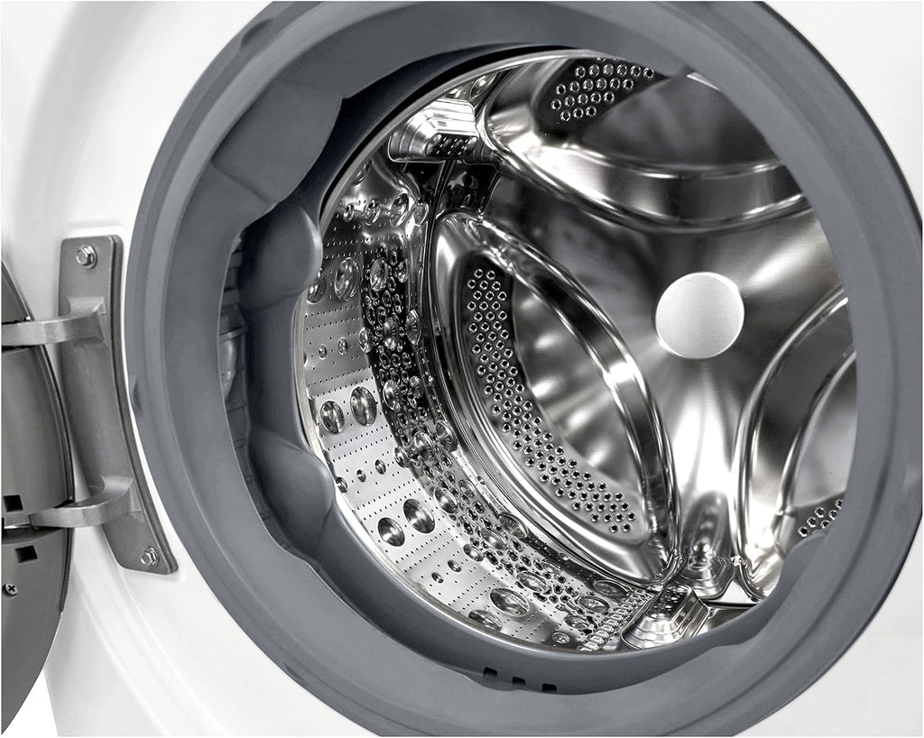 LG F4WV7080, Klasse A, Frontlader-Waschmaschine 8 kg, 1400 U/Min, AI Direct Drive, Wi-Fi, Tiefenreinigung mit Dampf, Groe Kapazitt, TRIPLE A, Auentür aus Sicherheitsglas, 62 x 60 x 85 cm  Wei