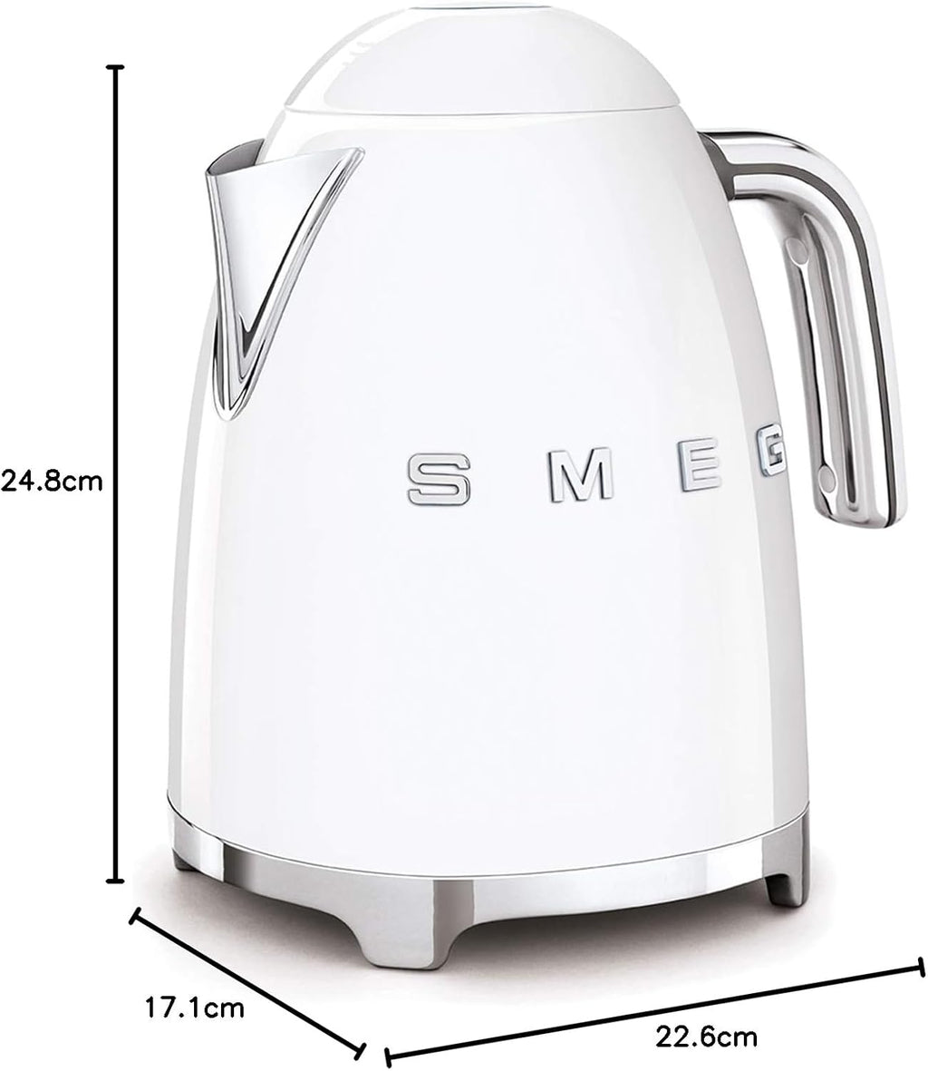 Smeg, 2x2 TSF01CREU -Toaster, 2 Schlitze für 2 Scheiben, 6 Vergoldungsniveaus, Heizfunktion, Abtau- und Bagel- Funktion, Sammelschublade, 950W, Creme