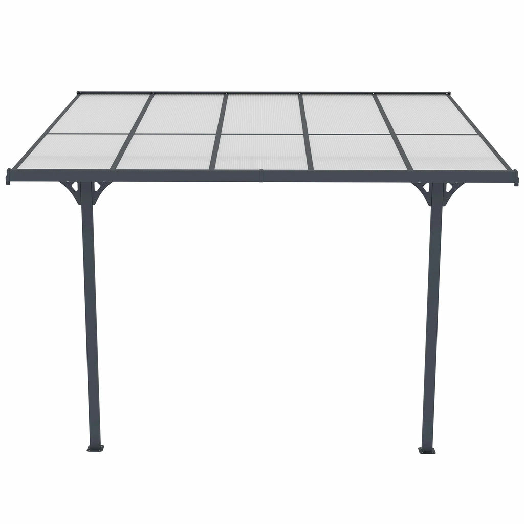 Fornorth Terrassenüberdachung 313x254x220-260cm