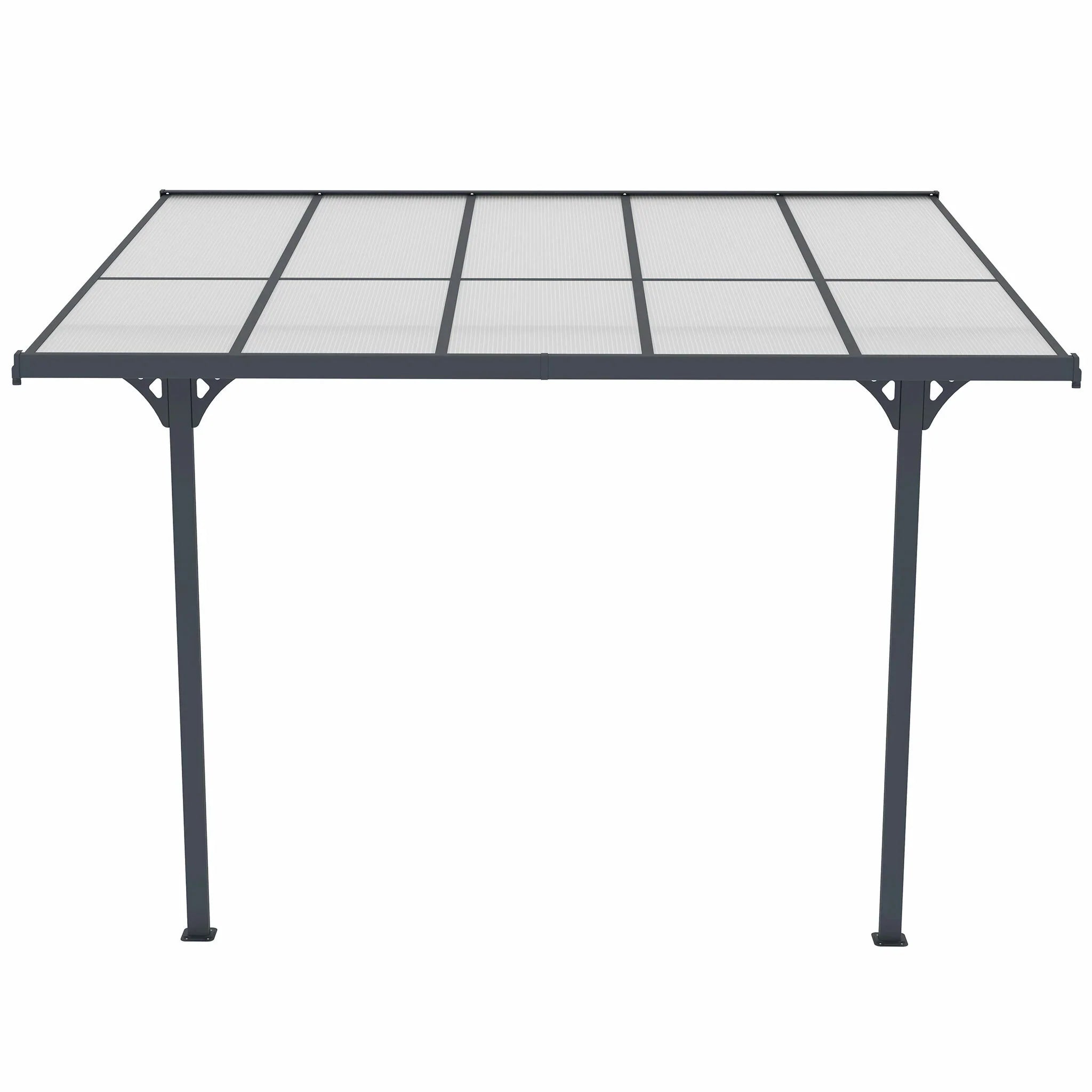 Fornorth Terrassenüberdachung 313x254x220-260cm