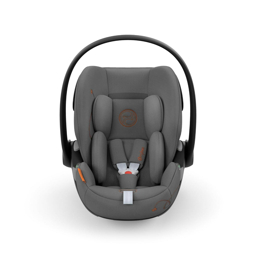 Cybex Gold Kinderwagen Beezy mit One-Pull Harness, Ab Geburt bis ca. 4 Jahre (max. 22 kg), Kompakt und ergonomisch, Almond Beige (Beige mit schwarzem Rahmen)