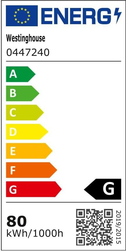 132 cm Deckenventilator Bendan 72220 mit Einzelleuchte und fünf Flügeln, Ausführung in seidenmattem Chrom mit Opalmilchglas