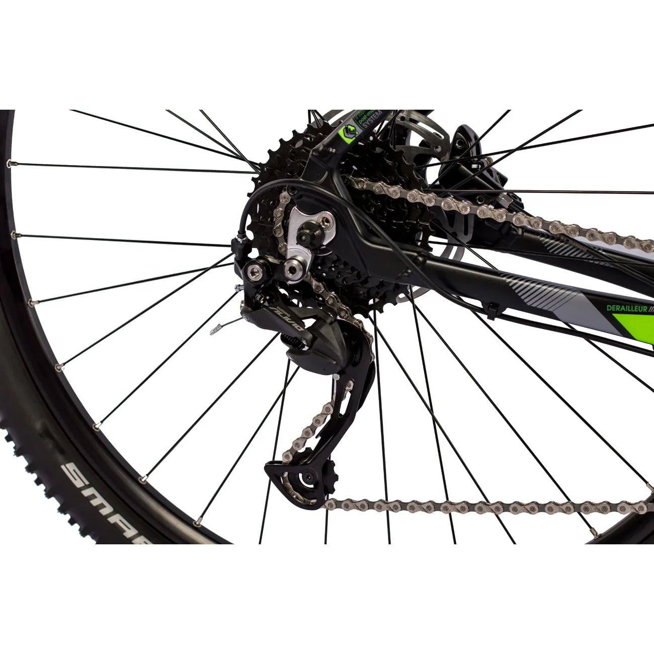 Herren 27,5 Mountainbike Apolon MTB Hardtail Fahrrad 27 Gang Shimano ALIVIO RD-M3100, SGS S-N