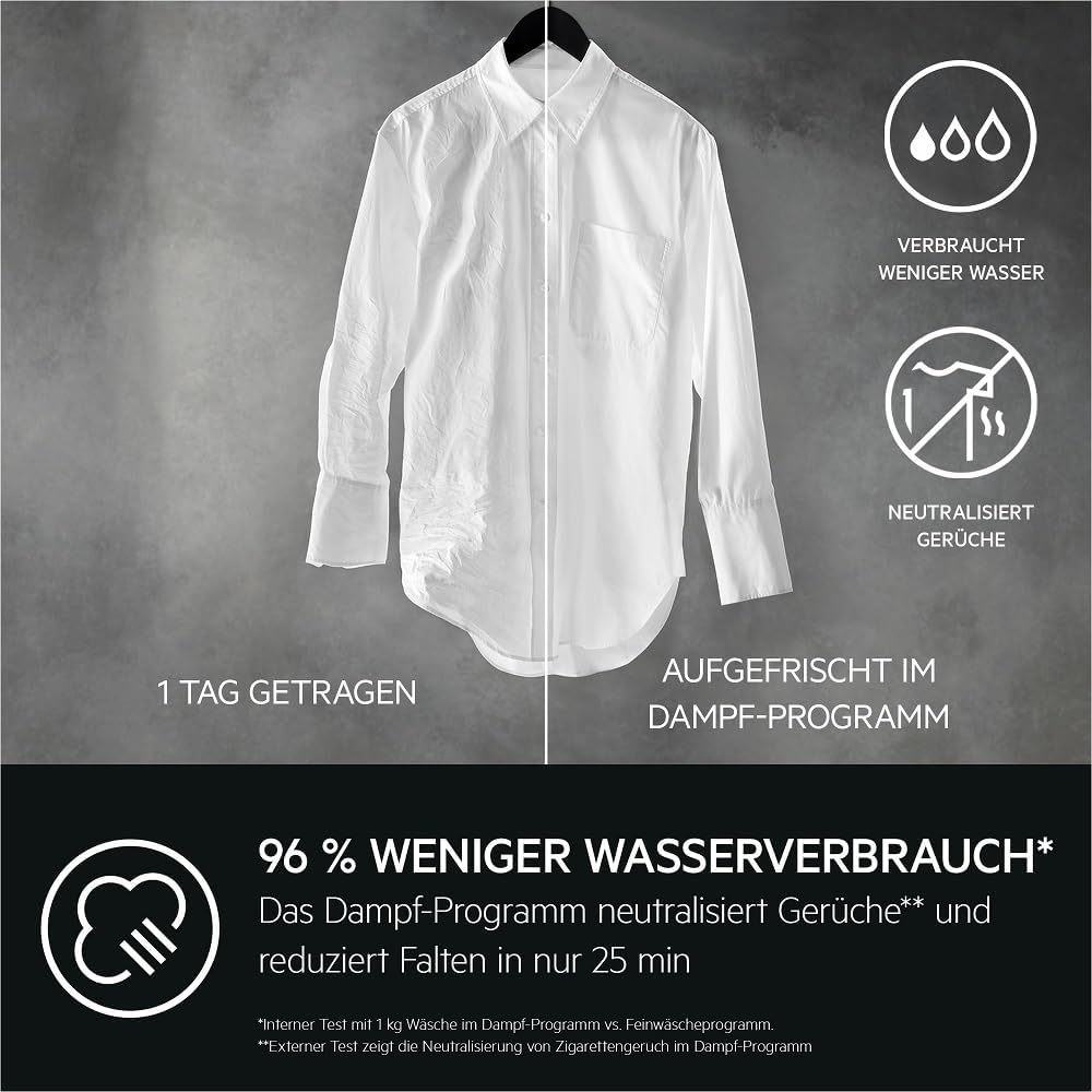 AEG L6FBG51470 Waschmaschine / Serie 6000 mit ProSense / Testsieger der Stiftung Warentest / 7,0 kg / Leise / Mengenautomatik / Nachlegefunktion / Kindersicherung / Wasserstopp / 1400 U/min