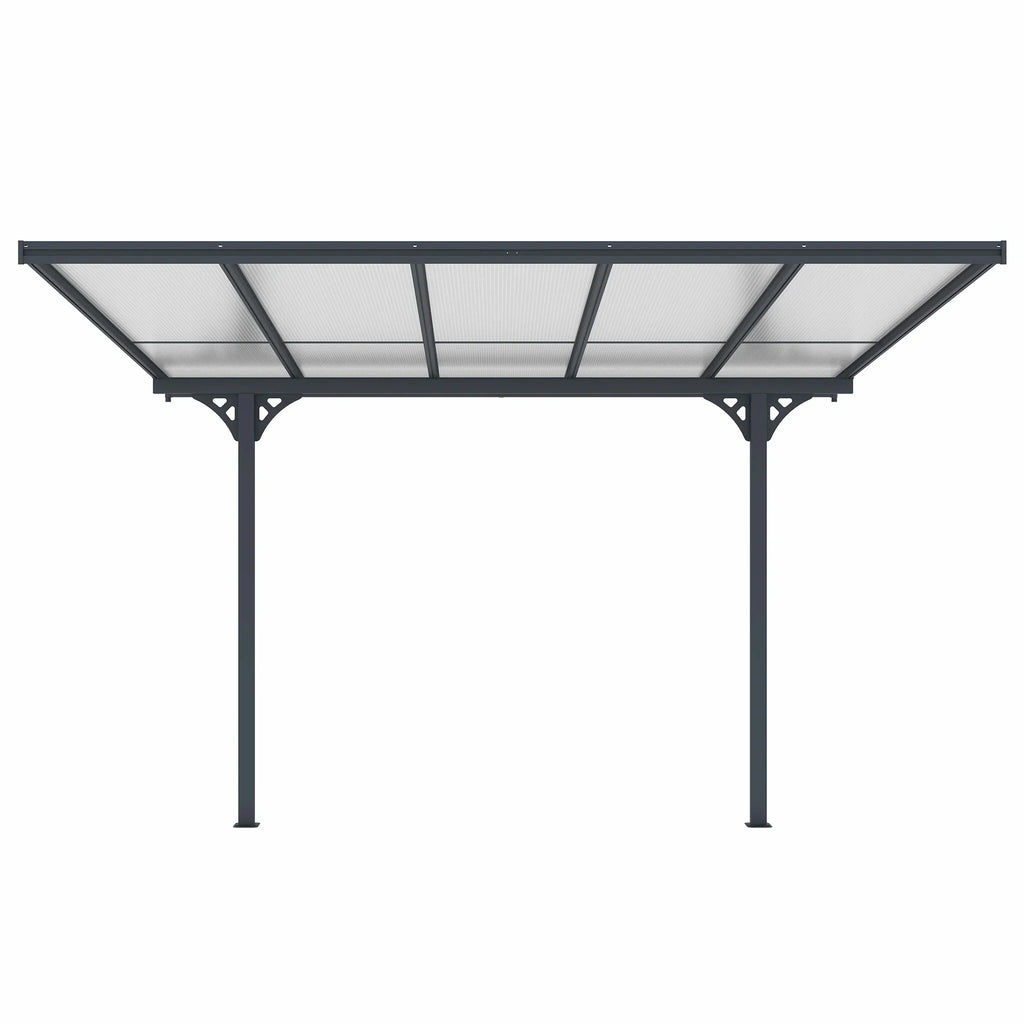Fornorth Terrassenüberdachung 313x254x220-260cm