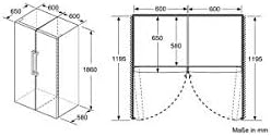 Siemens GS54NAWCV iQ500 Gefrierschrank, 176 x 70 cm, 327 L, noFrost nie wieder abtauen, bigBox Platz für großes Gefriergut, varioZone flexible Glas-und Schubladen, Weiß