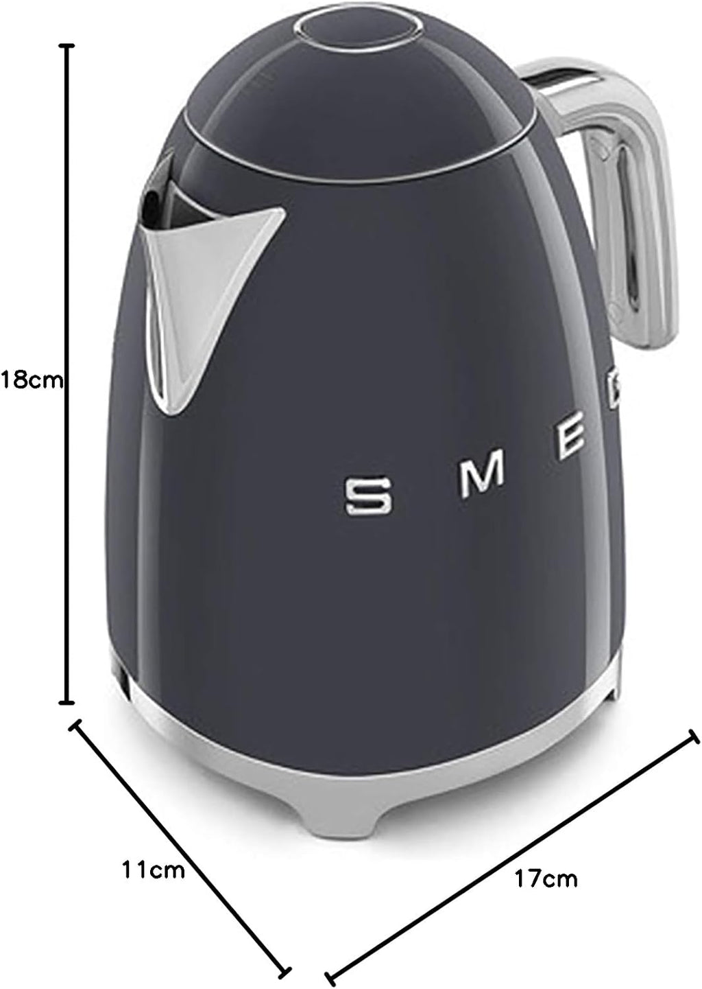 Smeg, 2x2 TSF01CREU -Toaster, 2 Schlitze für 2 Scheiben, 6 Vergoldungsniveaus, Heizfunktion, Abtau- und Bagel- Funktion, Sammelschublade, 950W, Creme