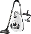 AEG VX7-2-IW-S Staubsauger / 360° drehbare Softrder / nur 69 db(A) / inkl. Zusatzdüsen / Ergo-Handgriff / waschbarer Filter / 650 Watt / 12 m Aktionsradius / neue technische Version / wei