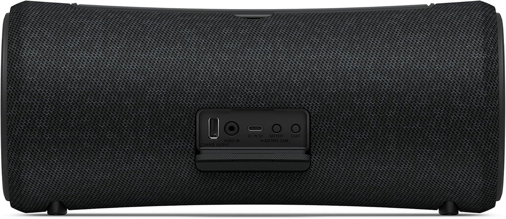 Sony SRS-XG300 - Tragbarer kabelloser Bluetooth-Lautsprecher mit starkem Partysound und Beleuchtung - wasserdicht, 25 Stunden Akkulaufzeit, Smartphone und Schnellladefunktion - Schwarz